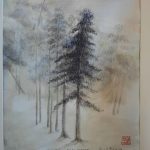 Study #2 of Hasegawa Tahaku's Pine Treees